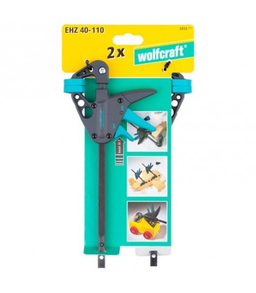 Wolfcraft 3455100 Tek El Mini Mengene 2P 40-110mm