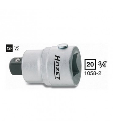 Hazet 1058-2 Lokma Kare Sürücü Düşürücü 3/4"-1/2" 53.2mm