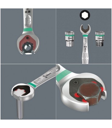 Wera 6001 Joker Switch 4 Emperyal Cırcırlı Kombine Anahtar Set 1 05020092001