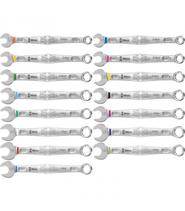 Wera 6003 Joker Cırcırlı Yıldız Açık Ağız Kombine Anahtar Set 15P 05020302001