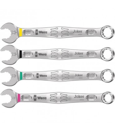 Wera 6003 Joker Yıldız Açık Ağız Kombine Anahtar Set 4P 05020228001