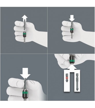 Wera 889/4/1 K Rapidaptor Bits Tutucu 50mm Mıknatıslı 05052502001