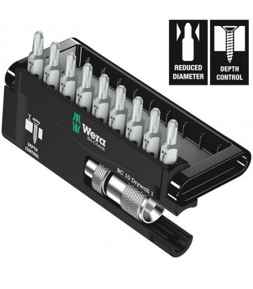 Wera Bit-Check 10 Drywall 1 Alçıpan Bits Seti 10P 05136011001