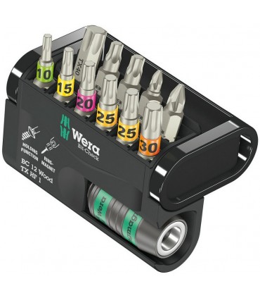 Wera Bit-Check 12 Ahşap TX HF 1 Bits Seti 12P 05057435001