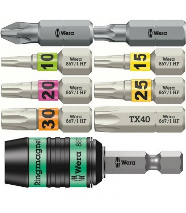 Wera Bit-Check 12 Ahşap TX HF 1 Bits Seti 12P 05057435001