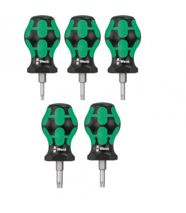 Wera Stubby/Topaç TX Torx Tornavida Seti 1 TX10-TX30 5P 05008876001