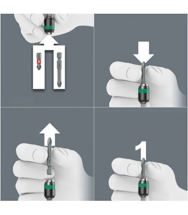 Wera KF Kompakt Turbo Tornavida Bits Seti Imperyal 19P 05057483001