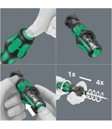 Wera KF Kompakt Turbo Tornavida Bits Seti Imperyal 19P 05057483001