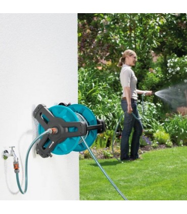 Gardena 8009-20 Duvara Monte Makaralı Hortum Set 50 20m