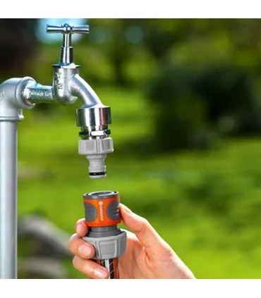 Gardena 18216-50 Stoplu Hortum Adaptörü G3/4"