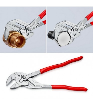 Knipex 8603300 Düz Çene Ayarlı Fort Pense 300mm