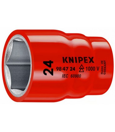 Knipex 984724 VDE İzole 1/2" Lokma 24mm