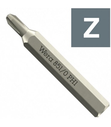 Wera 851/0 Micro 4mm Yıldız Bits 30mm PH1 05058122001