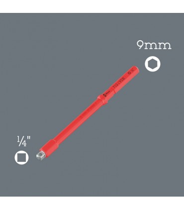 Wera Kraftform Kompakt A VDE 712i Adaptör Bıçak 9mm-1/4" 05006642001