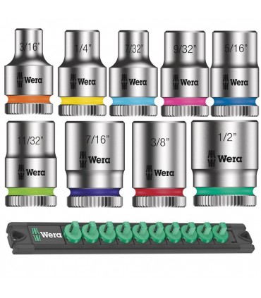 Wera 8790 HMA Zyklop 1/4" Mıknatıs Şeritli Lokma Seti A1 Emperyal 05005420001