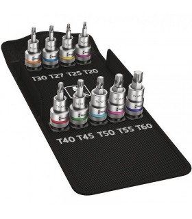 Wera 8767 C HF 1/2" Zyklop Torx Uçlu Lokma Bits Seti 9P 05004202001