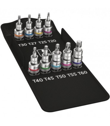 Wera 8767 C HF 1/2" Zyklop Torx Uçlu Lokma Bits Seti 9P 05004202001
