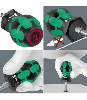 Wera Stubby/Topaç 2 Düz Pozidriv Tornavida Seti 5P 05008871001