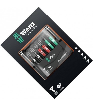 Wera Bit-Check 6 SB Impaktor 1 TX/PH/PZ Bits Seti 05073890001