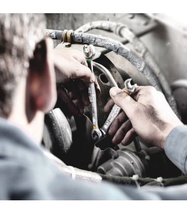 Wera 9631 Manyetik Şeritli Joker 6000 Açık Ağız Cırcırlı Kombine Anahtar Seti 2 5P 05020015001