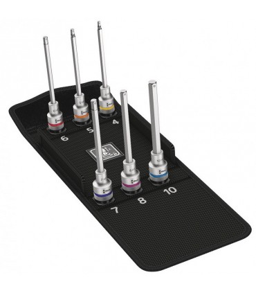 Wera 8740 C HF 1/2" Zyklop Hex/Alyan Uçlu Lokma Bits Seti 6P 05004210001