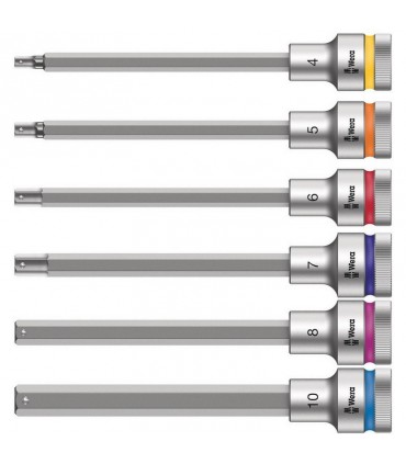 Wera 8740 C HF 1/2" Zyklop Hex/Alyan Uçlu Lokma Bits Seti 6P 05004210001