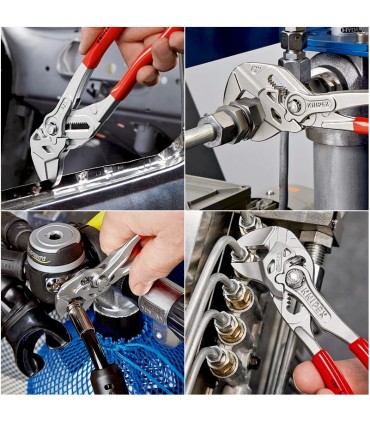 Knipex 8603125 Düz Çene Ayarlı Fort Pense 125mm