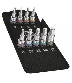 Wera 8740 C HF 1/2" Zyklop Hex/Alyan Uçlu Lokma Bits Seti 9P 05004201001
