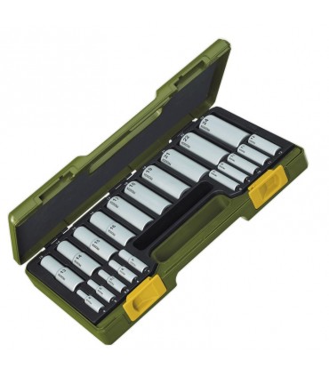 Proxxon Endüstriyel 23292 1/4"-1/2" Uzun Lokma Seti 20P