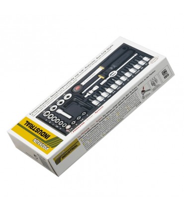 Proxxon Endüstriyel 23080 1/4" Cırcır Lokma Bits Takımı 36P