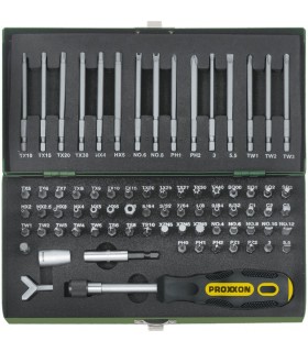 Proxxon Endüstriyel 23107 Safety Tornavida Bits Takımı 75P