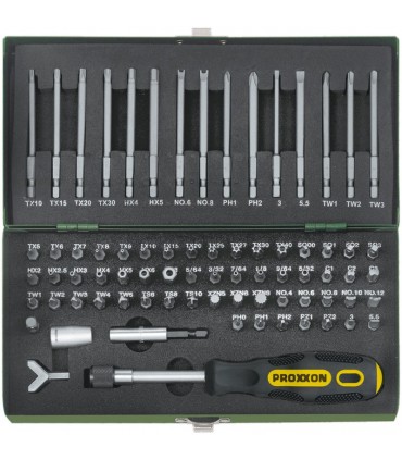 Proxxon Endüstriyel 23107 Safety Tornavida Bits Takımı 75P
