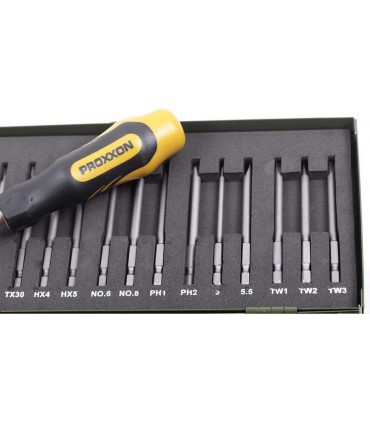 Proxxon Endüstriyel 23107 Safety Tornavida Bits Takımı 75P