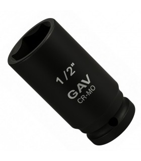 GAV 4458512 1/2" Uzun Havalı Lokma Ağır İş Altıköşe 12mm [H:78mm]