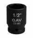 GAV 44527 1/2" Kısa Havalı Lokma Ağır İş Altıköşe 27mm [H:42mm]