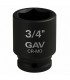 GAV 46522 3/4" Kısa Havalı Lokma Ağır İş Altıköşe 22mm [H:51mm]