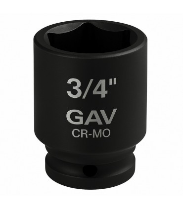 GAV 46533 3/4" Kısa Havalı Lokma Ağır İş Altıköşe 33mm [H:57mm]