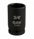 GAV 46510038 3/4" Uzun Havalı Lokma Ağır İş Altıköşe 38mm [H:90mm]