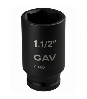 GAV 4125115L 1.1/2" Uzun Havalı Lokma Ağır İş Altıköşe 115mm [H:210mm]