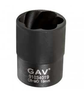 GAV 91034021 1/2" Kısa Havalı Twist Lokma Ağır İş 21mm [H:34mm]