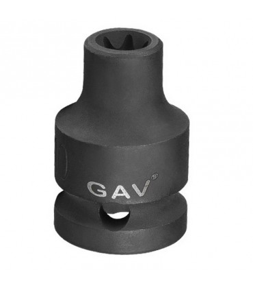GAV 44610 Ağır İş 1/2" Havalı Lokma Dişi Torx E10 38mm
