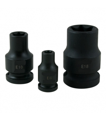 GAV 44614 Ağır İş 1/2" Havalı Lokma Dişi Torx E14 38mm