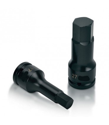 GAV 244010006 Ağır İş 1/2" Havalı Lokma Bits Hex/Alyan 6mm [H:100mm]