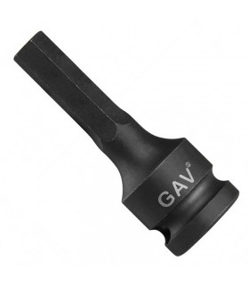 GAV 2649019 Ağır İş 3/4" Havalı Lokma Bits Hex/Alyan 19mm [H:100mm]