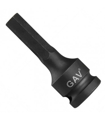 GAV 2649027 Ağır İş 3/4" Havalı Lokma Bits Hex/Alyan 27mm [H:100mm]