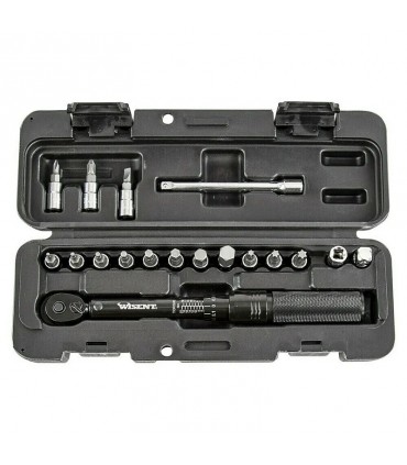Wisent 2-20Nm 1/4" Ayarlanabilir Yön Mandallı Tork Anahtarı Bits Seti 18p ±%4