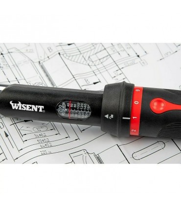 Wisent 40-200Nm 1/2" Ayarlanabilir Yön Mandallı Tork Anahtarı ±%4 90D
