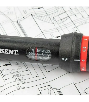 Wisent 10-60Nm 3/8" Ayarlanabilir Yön Mandallı Tork Anahtarı ±%4 90D