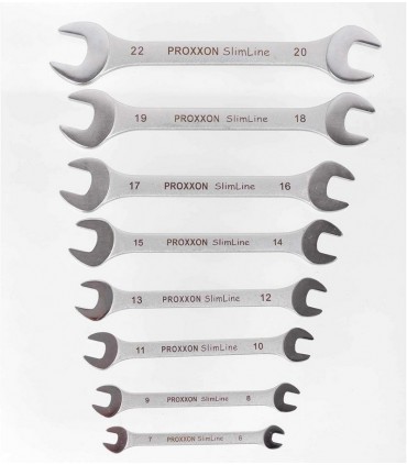 Proxxon Endüstriyel 23800 SlimLine Açıkağız Anahtar Takımı 6-22m 8P