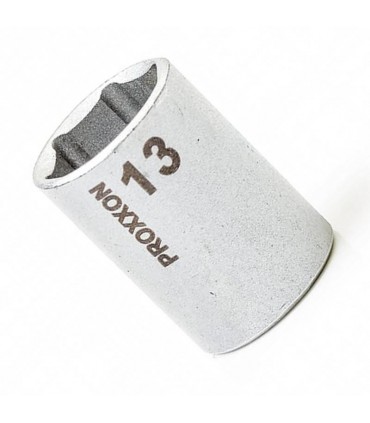 Proxxon Endüstriyel 23728 1/4" Kare Soketli Altıköşe Lokma 13mm